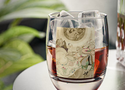 Sur talons rouges (On Red Heels) pl 01 by Gerda Wegener Whiskey Glass