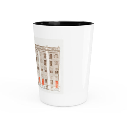 Amsterdam Canal Houses by Johan Teyler Ceramic Shot Glass
