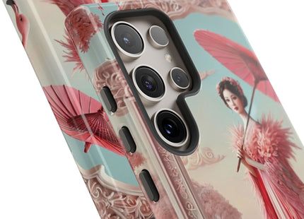 Petals, Porcelain, and Flamingos Phone Cases