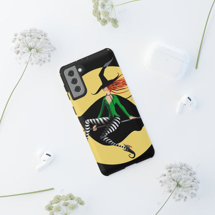 A Witch’s Moonlit Flight Phone Cases