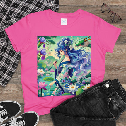 Fairy of the Koi Pond Cotton Tee