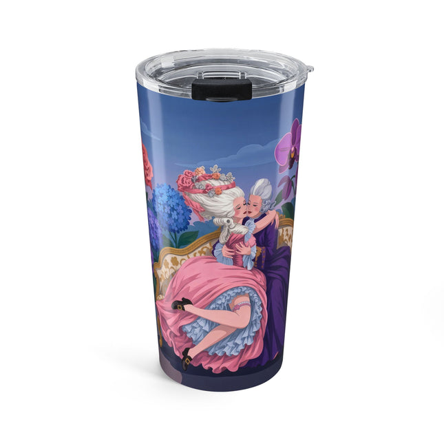 🌹💜 The Secret Embrace Tumbler, 20oz – Art Deco Floral Romance