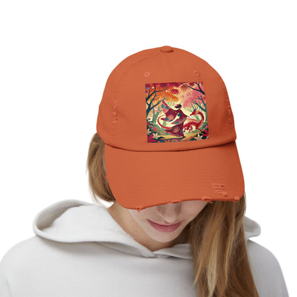 The Dragon Fairy’s Dance Unisex Distressed Cap