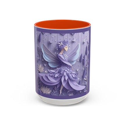 Lavender Fairy Colorful Mugs (11oz, 15oz)