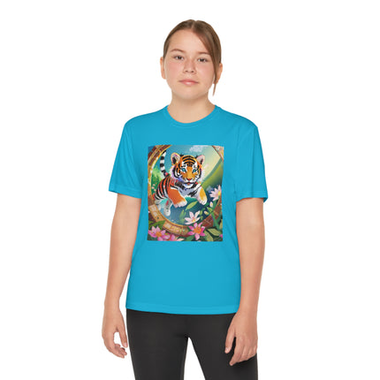 Majestic Tiger Cub Youth Competitor Tee – Courage, Adventure & Fiery Spirit