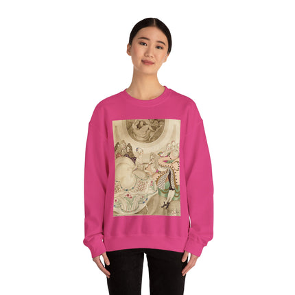 Sur talons rouges (On Red Heels) pl 01 by Gerda Wegener Heavy Blend™ Crewneck Sweatshirt