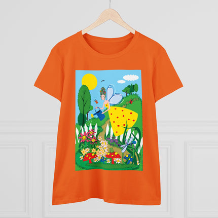 Garden Magic Women's Midweight Cotton Tee