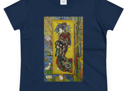 Courtesan (after Eisen) by Vincent van Gogh Women's Midweight Cotton Tee