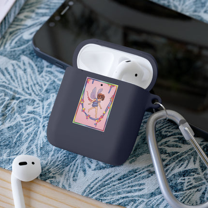 A Playful Fairy Jumps Rope AirPods Case