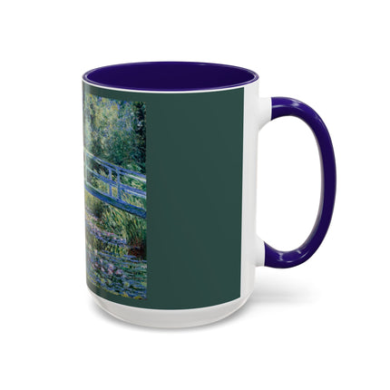 Water Lilies and Japanese Bridge by Claude Monet Colorful Mugs (11oz, 15oz)