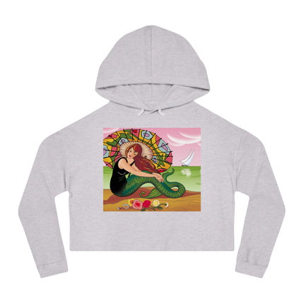 Siren Serenade Cropped Hooded Sweatshirt
