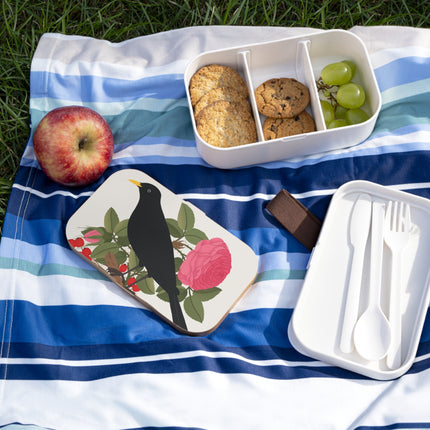 Blackbird & Rose Bento Lunch Box – Timeless Beauty & Elegant Charm