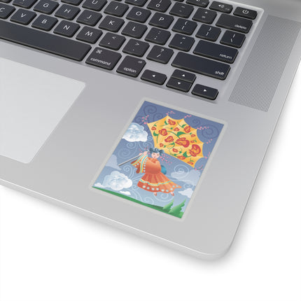 Flight of Blossoms Kiss-Cut Stickers (4 Sizes)