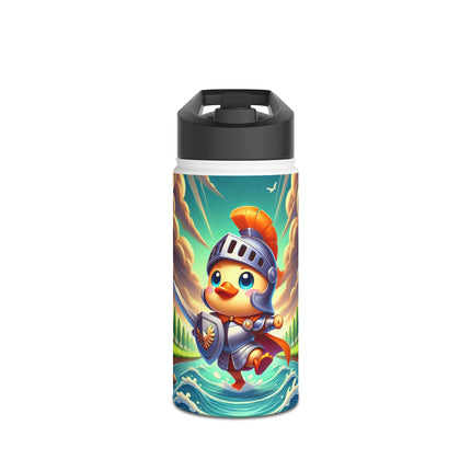 Valiant Duck Stainless Steel Water Bottle, Standard Lid