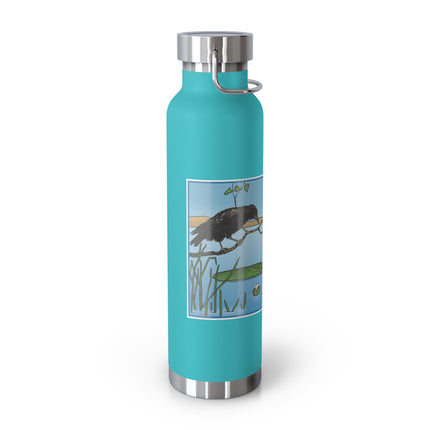 The Crow and the Frog Copper Vacuum Insulated Bottle, 22oz
