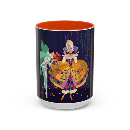 Moonlit Masquerade: The Fairy Queen's Ball Colorful Mug (11oz, 15oz) – Fairy Tale Elegance, Fantasy Charm & Enchanted Style