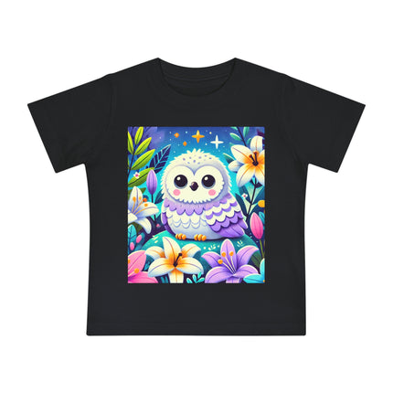 Enchanted Baby Owl Baby T-Shirt – A Gentle Nighttime Dream