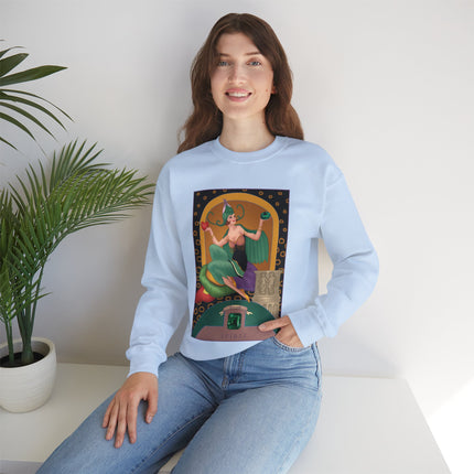 May & Emerald (from the Gem Series) by Sofia Chiostri Heavy Blend™ Crewneck Sweatshirt