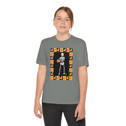Candy Corn Skeleton Youth Competitor Tee