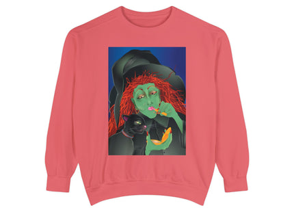 Mirror, Mirror A Witch's Touch Unisex Garment-Dyed Sweatshirt