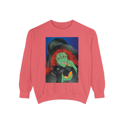 Mirror, Mirror A Witch's Touch Unisex Garment-Dyed Sweatshirt