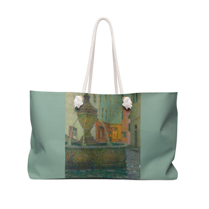 La Fontaine, Saint-Paul De Vence by Henri Le Sidaner Weekender Bag