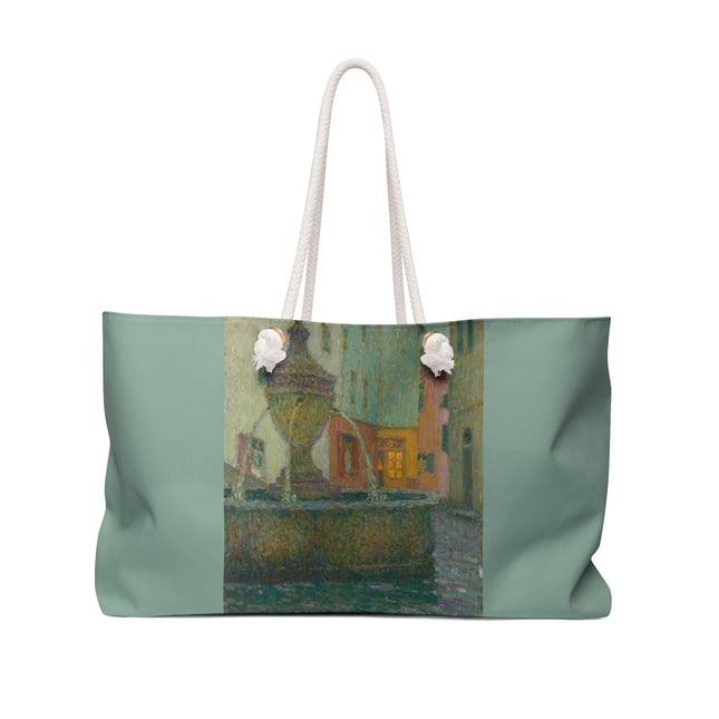 La Fontaine, Saint-Paul De Vence by Henri Le Sidaner Weekender Bag