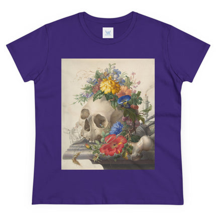 Vanitas Still Life by Herman Henstenburgh Women's Midweight Cotton Tee