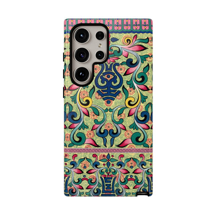 Colorful Flower Pattern by Owen Jones Phone Cases