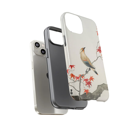 Japanese Bird on Maple by Ohara Koson Phone Cases