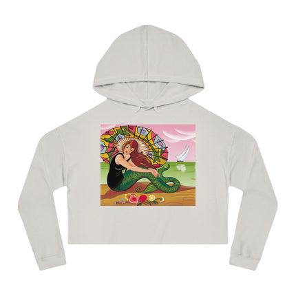 Siren Serenade Cropped Hooded Sweatshirt