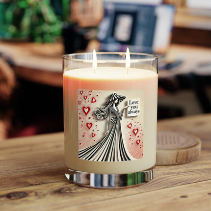 Love You Always Scented Candle - Full Glass, 11oz