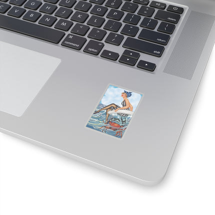 Playful Waves and Fashion Follies Kiss-Cut Stickers (4 Sizes)