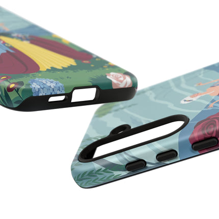 🌹🌿 The Willow Garden Promenade Phone Case – Art Deco Floral Elegance