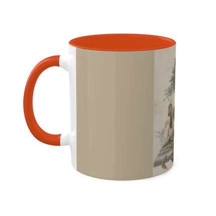 Vanitas Still Life by Herman Henstenburgh Colorful Mugs, 11oz