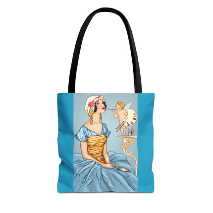 The Enchanting Painter: A Fairy's Artistic Touch Tote Bag (AOP)