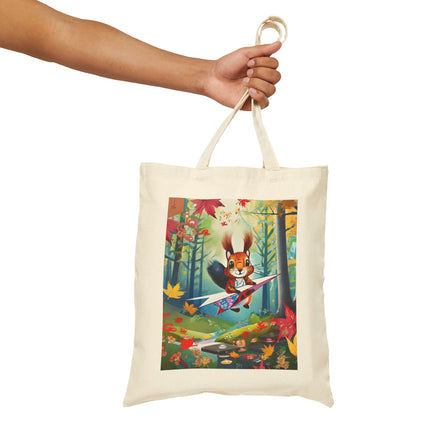 Acorn Aviator Cotton Canvas Tote Bag