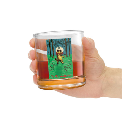 Peekaboo by Louis Wain Rocks Glass, 10oz