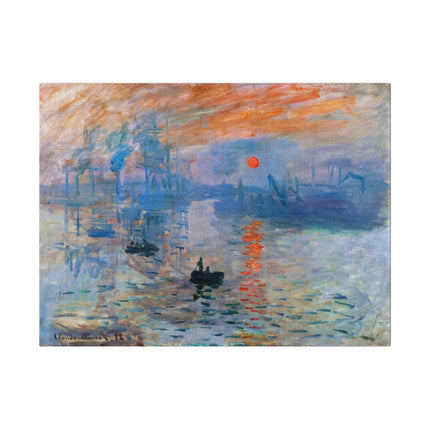 Sunrise by Claude Monet Matte Canvas, Stretched, 0.75"