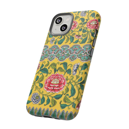 Chinese Floral Illustration by Owen Jones Phone Cases