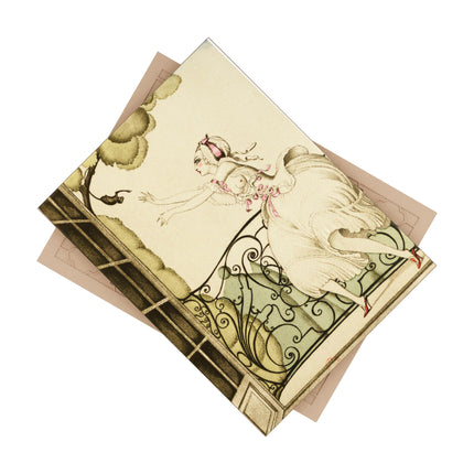 Sur talons rouges (On Red Heels) pl 02 by Gerda Wegener Ceramic Tile