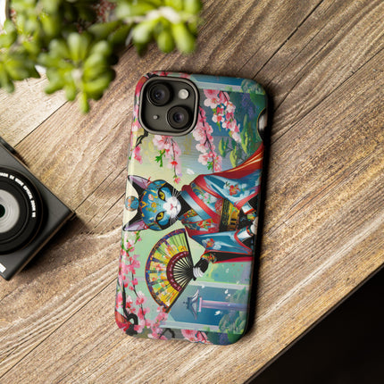 Cyberpunk Geisha Phone Cases