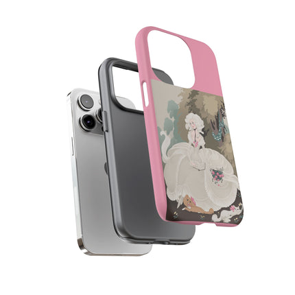 Rococo Garden Reader Phone Case – Whimsical Elegance & Timeless Charm