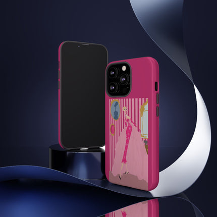 Lady in Pink Phone Case – Graceful Sophistication