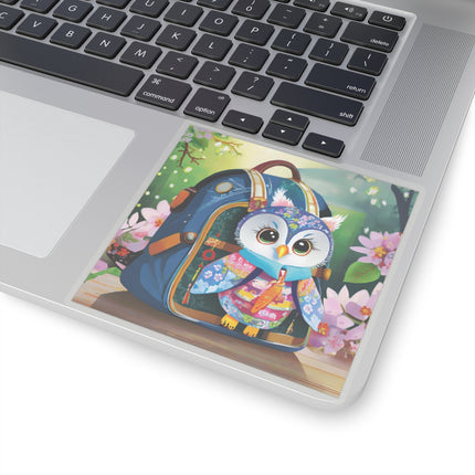 Baby Owl Kiss-Cut Stickers (4 Sizes)