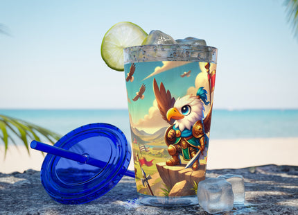 Watchful Guardian Sunsplash Tumbler with Straw, 16oz