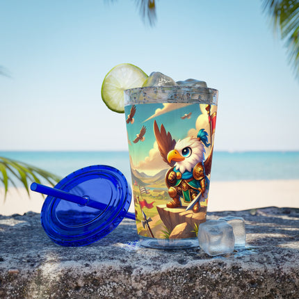 Watchful Guardian Sunsplash Tumbler with Straw, 16oz