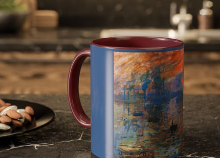 Sunrise by Claude Monet Colorful Mugs (11oz, 15oz)