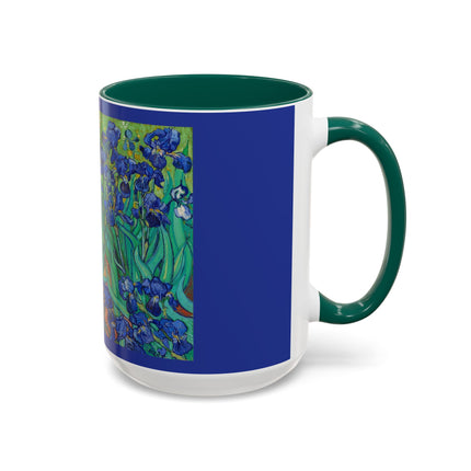 Irises by Vincent Van Gogh Colorful Mugs (11oz, 15oz)
