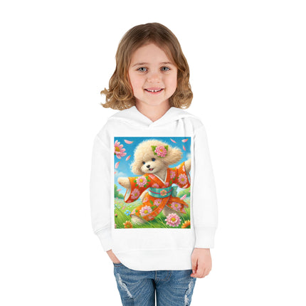 Chrysanthemum Meadow Play Toddler Pullover Fleece Hoodie